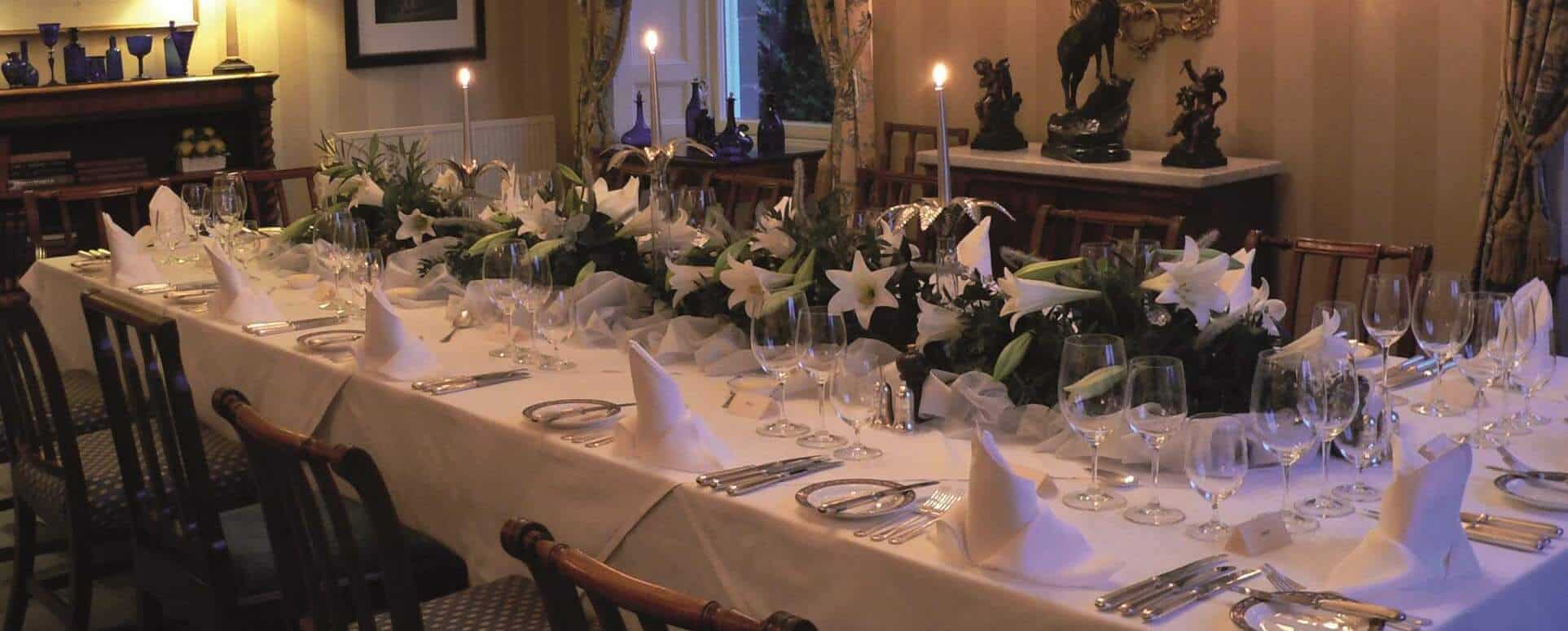 Private Dining at Kinloch House