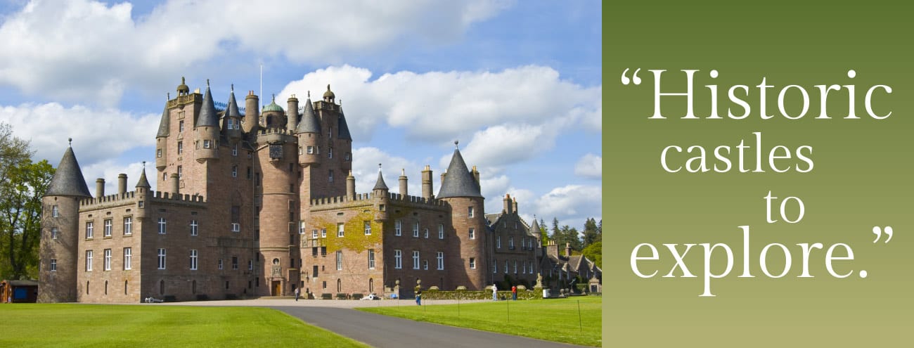 castles and historical places in perthshire